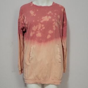 Women's Pink and Cream Sweater